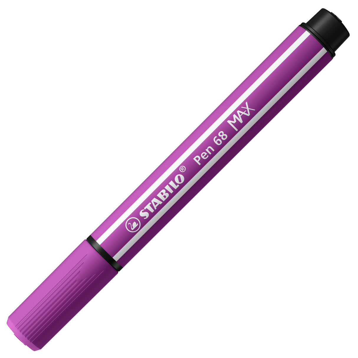 Stabilo Pen 68 Max Fillt -Tip Pen mat engem décke Chisel Point Lilac