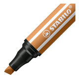 Stabilo Pen 68 Max felt -tip pen with thick chiseling point dark ocher