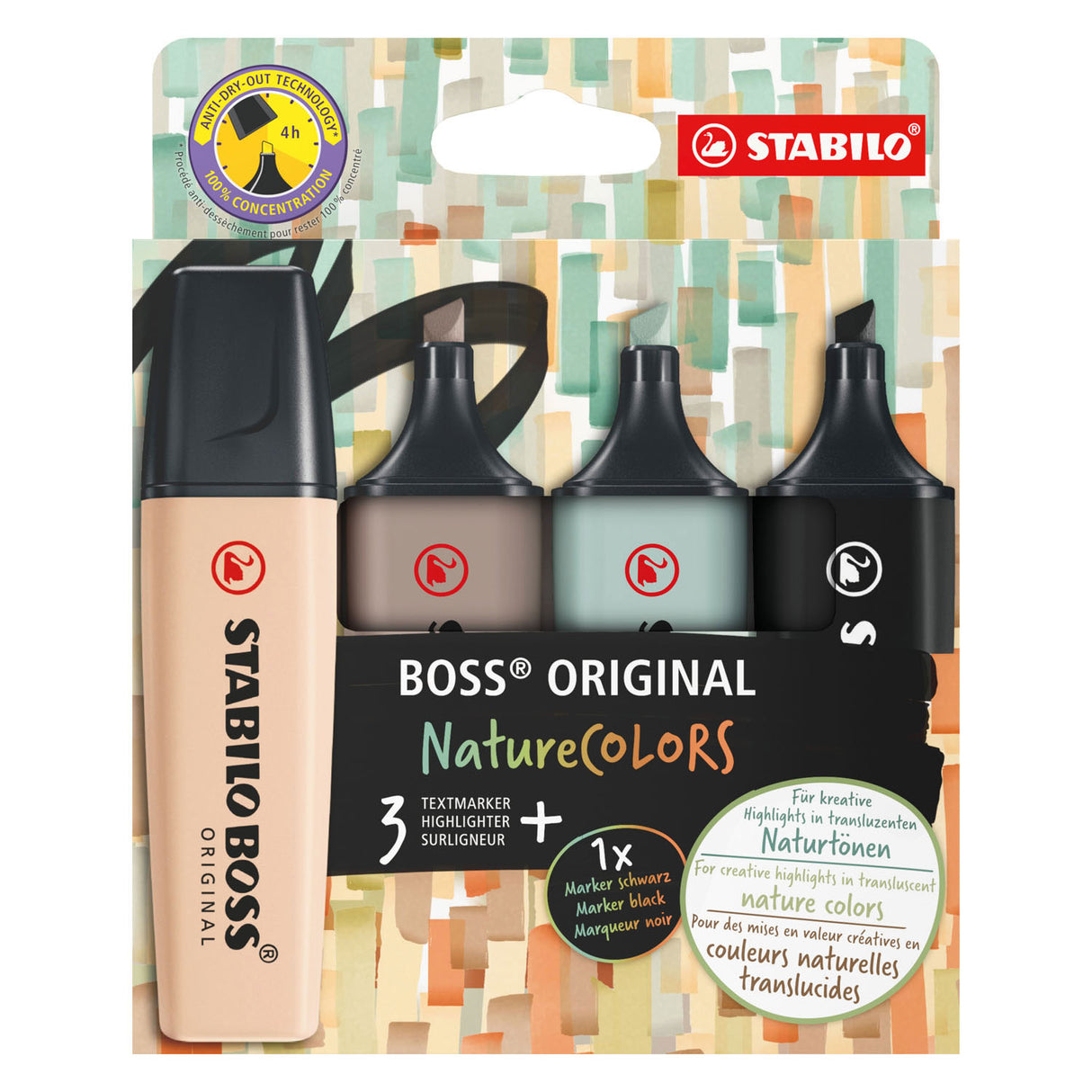 Stabilo Boss NatureColors Penny Markers, 4: a.