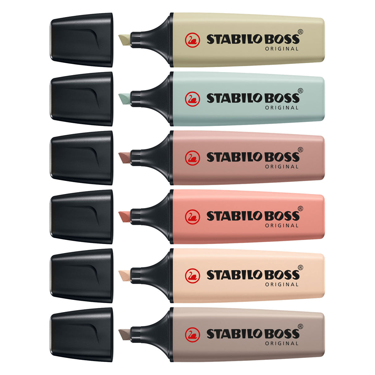 Stabilo Boss Naturecolors Penny Markers, 6 ..