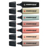 Stabilo BOSS ORIGINAL Markeerstift Set 8 Stuks NatureColors