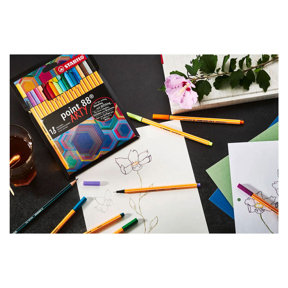 Stabilo point 88 arty fineliners - 24 pcs.