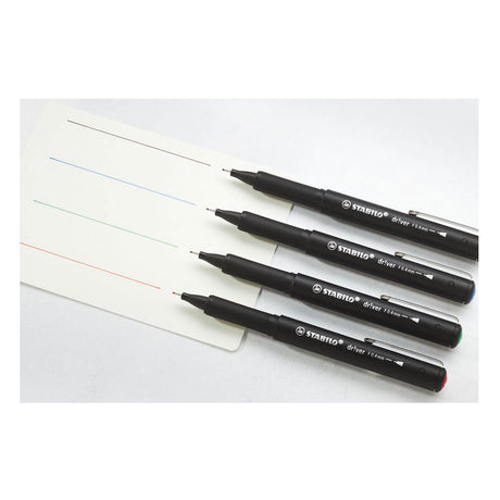 Stabilo dr!ver fine fineliners - 4pc.