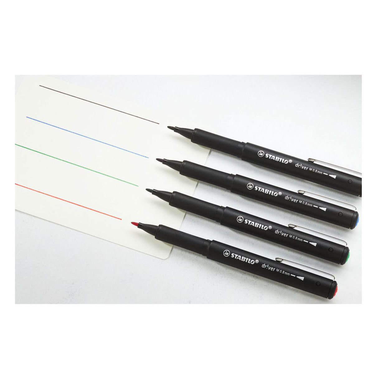 Stabilo dr!ver medium fineliner pens - 4pc.