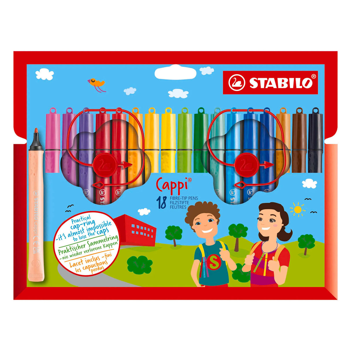 Stabilo Felt Tip Pens - 18pc.