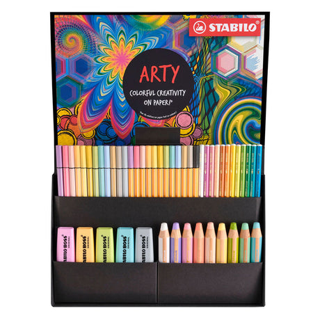 Stabilo arty pastel boss, woody, pen 68, point 88, aquacolor - 50pc.