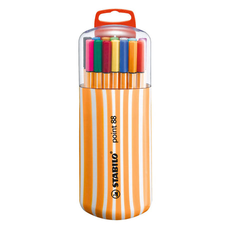Jemné linky Stabilo point 88 zebrui - 20 ks.