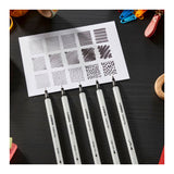 Stabilo creative tips arty pennen zwart - 5dlg