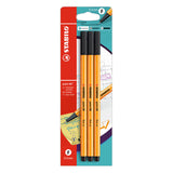 Stabilo point 88 fineliners black - 3 pcs.
