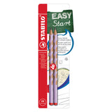 Stabilo easygraph hb rietshand Grafit Bläistëfter flieder - 2 Stéck.