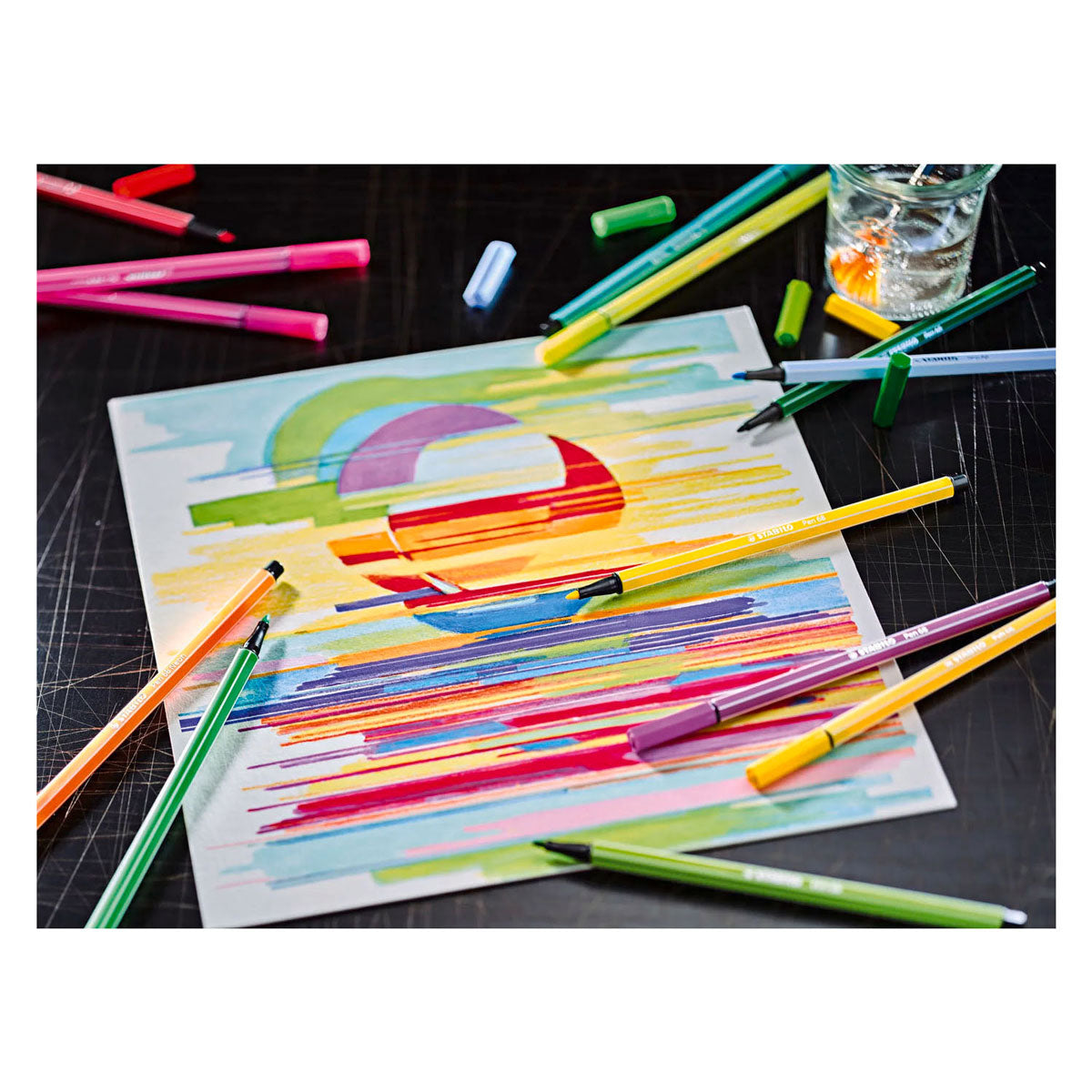 Stabilo Pen 68 Arty felt-tip pens - 30 pcs.