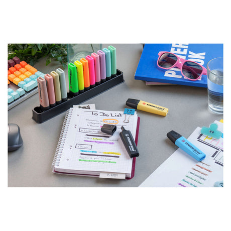 Stabilo boss original pastel naturecolors surligneurs ensemble de bureau - 15 pcs.