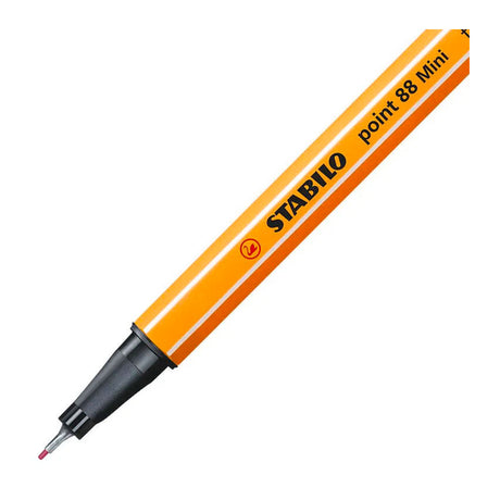 Stabilo point 88 mini - prémiová jemná vložka - zvířecí vibrace - pouzdro s 8 barvami + nálepka