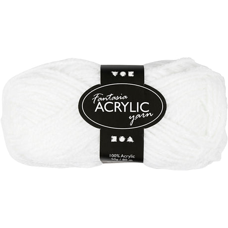 Podjetje Creativ https: www.cchobby.nl fantasia-acrylyarn-l-80-m-white-50-gr-1-ball
