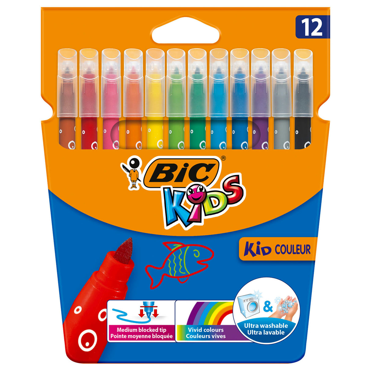 Bic Kids Kid Couleur, 12 ..