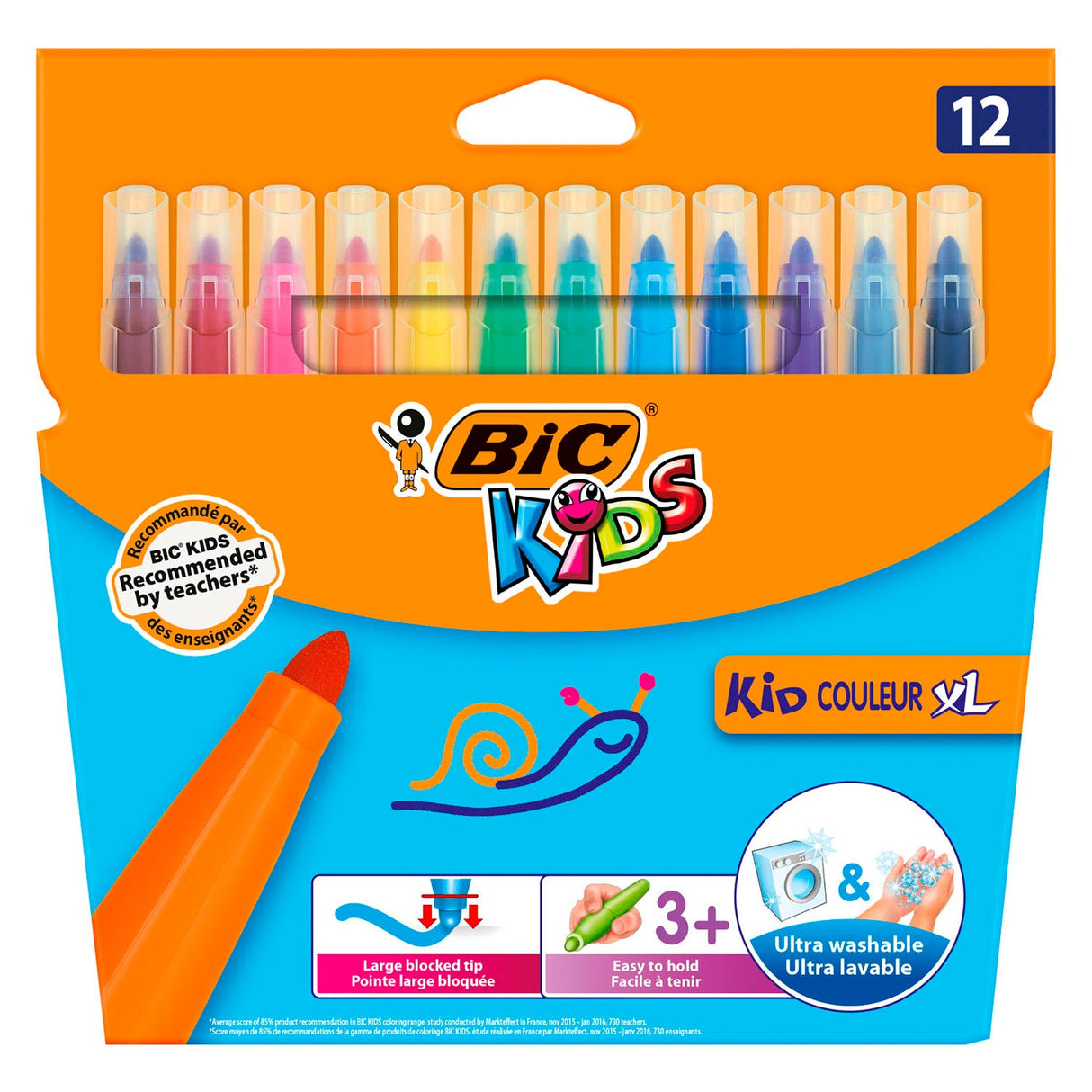 BIC Kanner Kid Couleur xl, 12st.