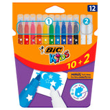 Les enfants BIC effacent les couleurs, 10 + 2 gratuitement