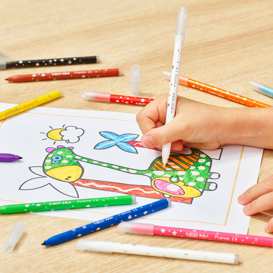 BIC Kids Kleuren Uitwissen, 10 + 2 gratis