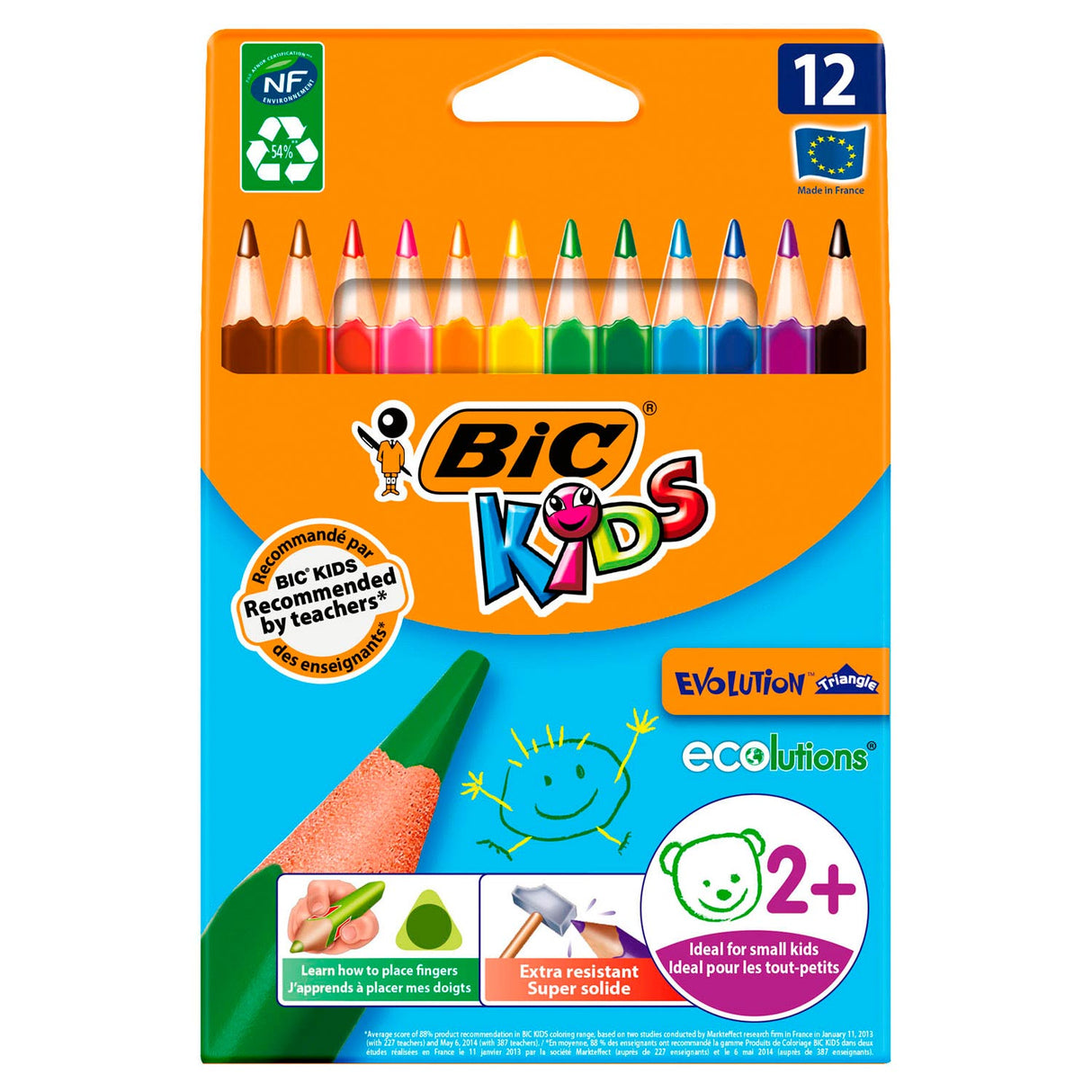 Bic Kannercolens Evolutiounspräisser, 12st.