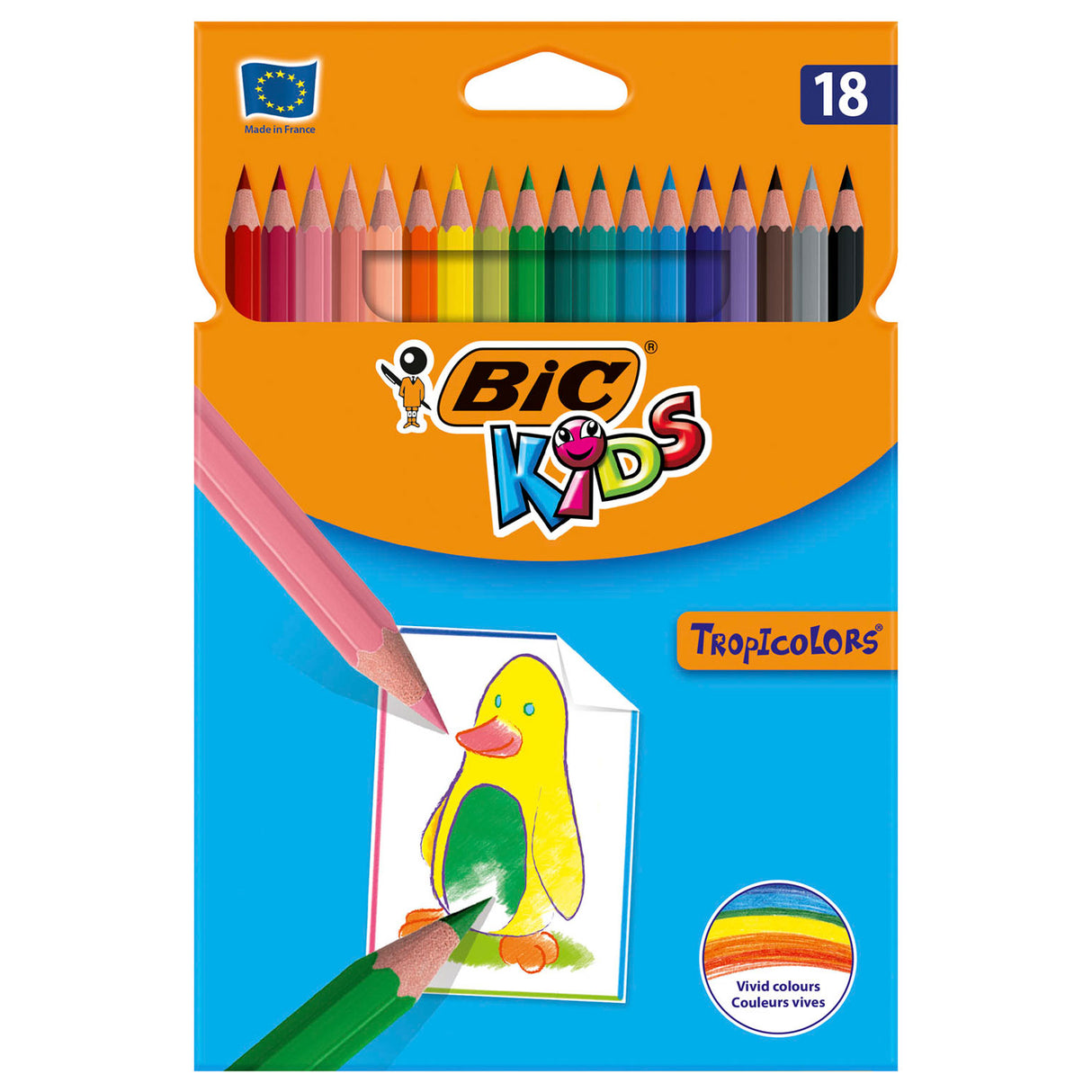 Bic Kids Tropicolors, 18 °.