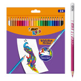 Bic Kids Evolution Exitable colored pencils, 24st.