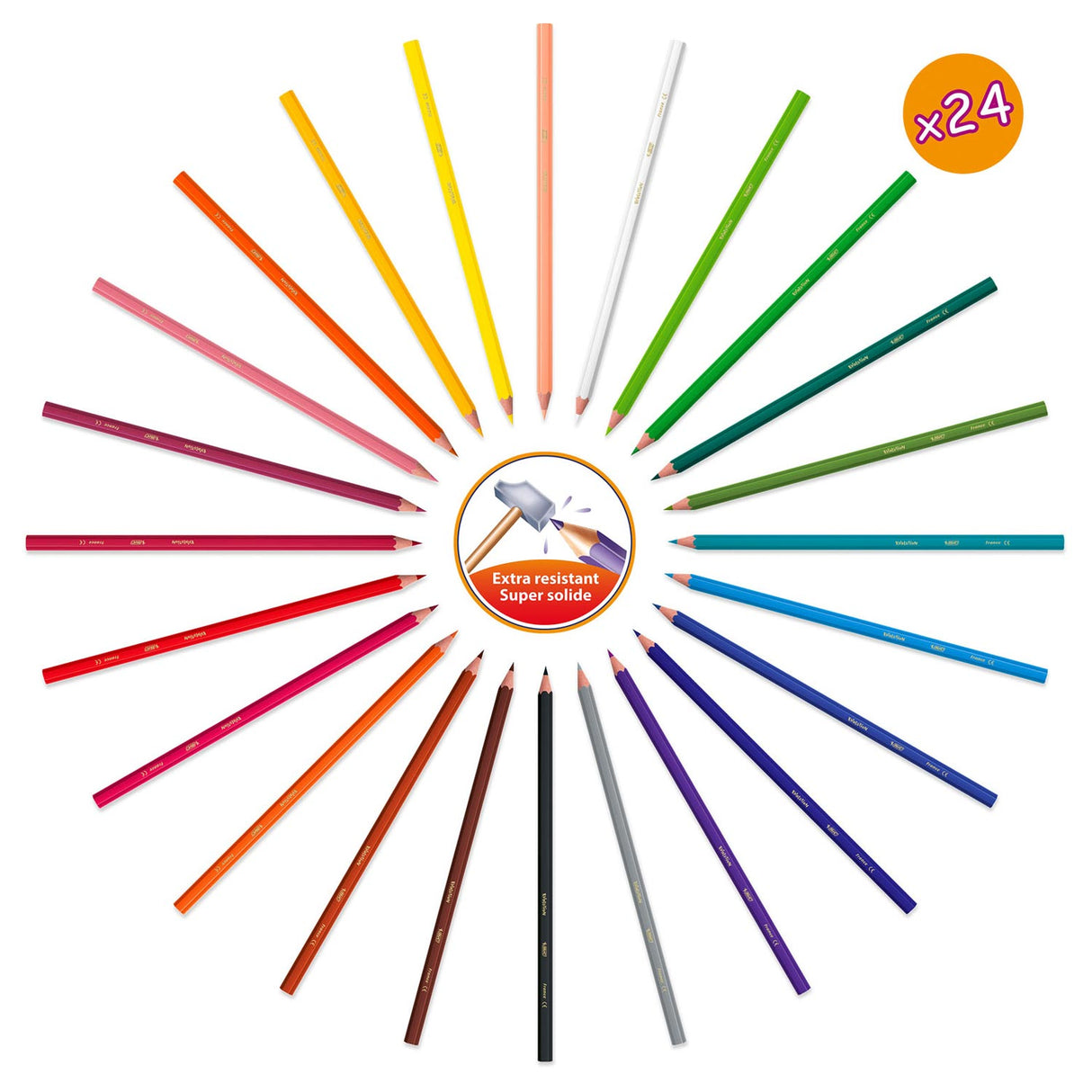 Valigia a colori Bic Kids con adesivi