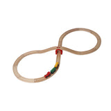 Houten trein set, 20dlg.