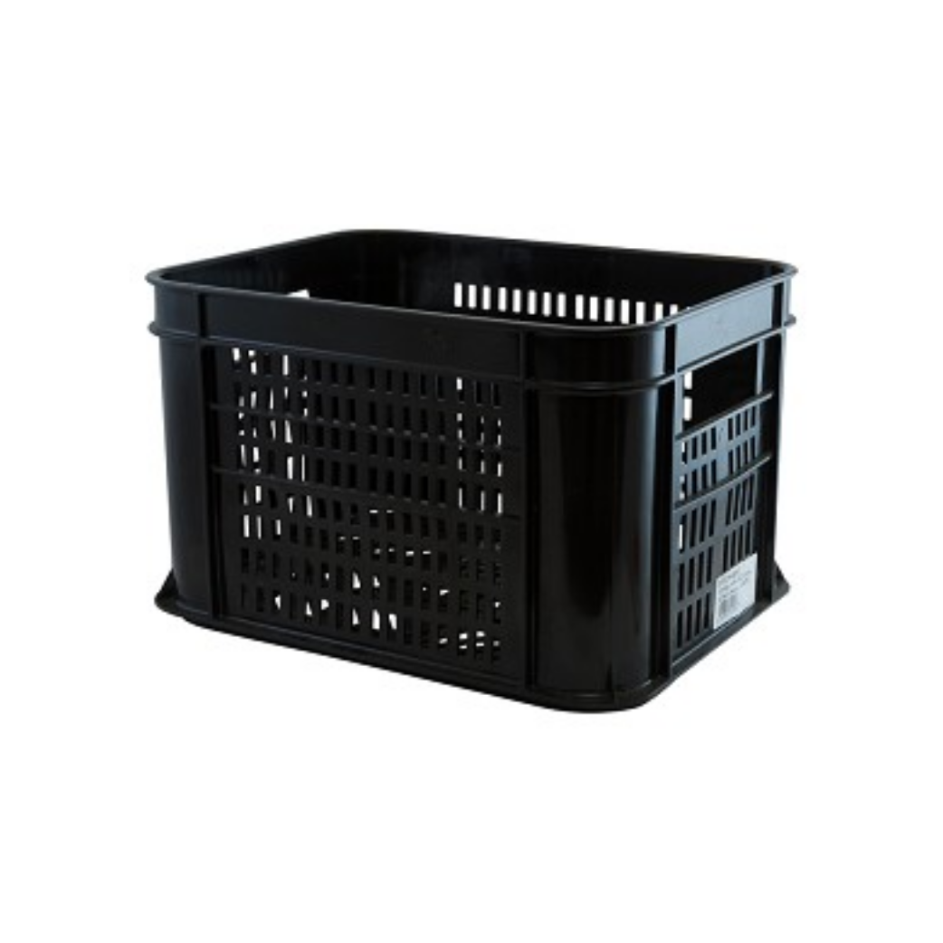 bicycle crate black 30 liters