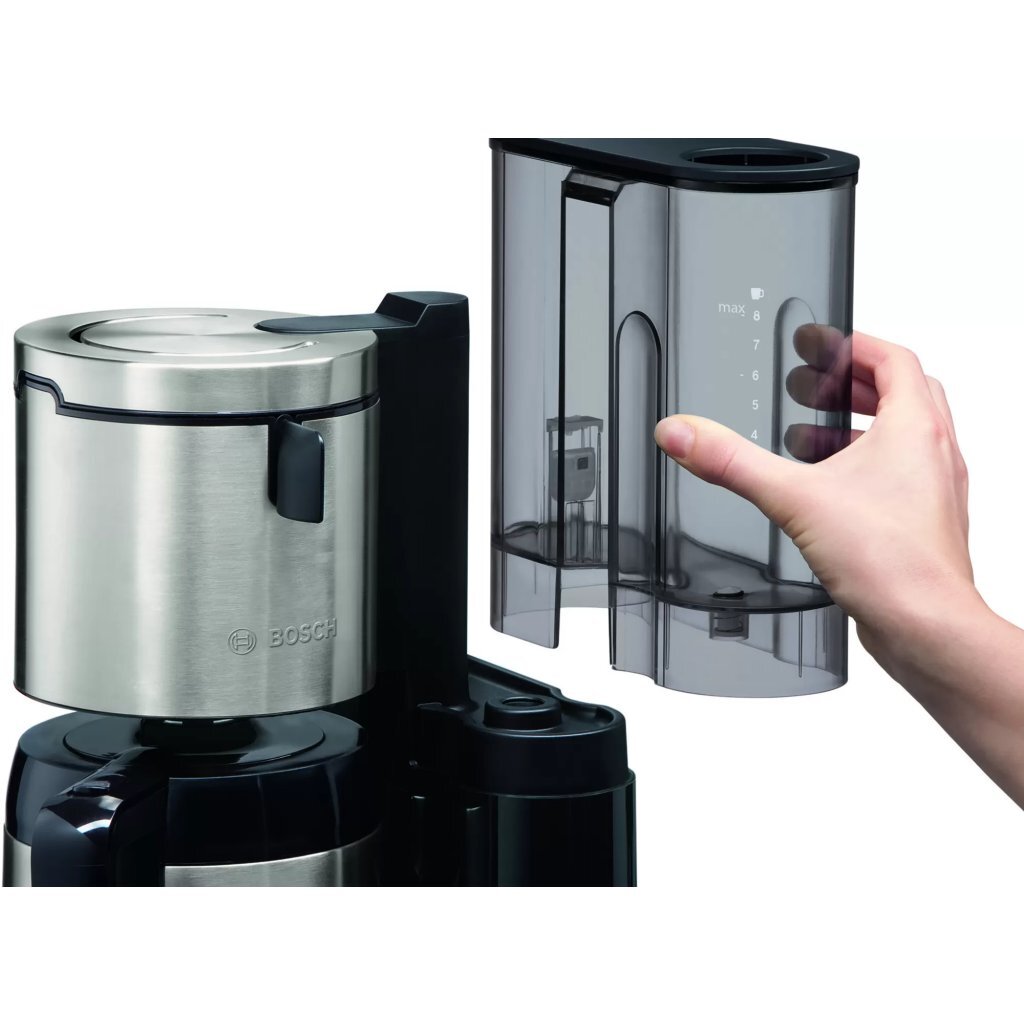 Bosch TKA8A683 Styline Coffeemaker + Termoskan in acciaio inossidabile nero