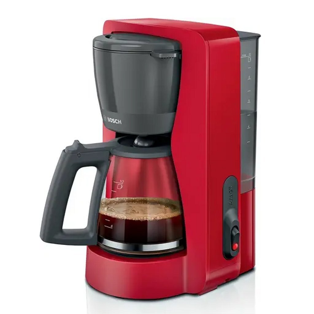 Bosch TKA2M114 Coffee Machine Red Gray