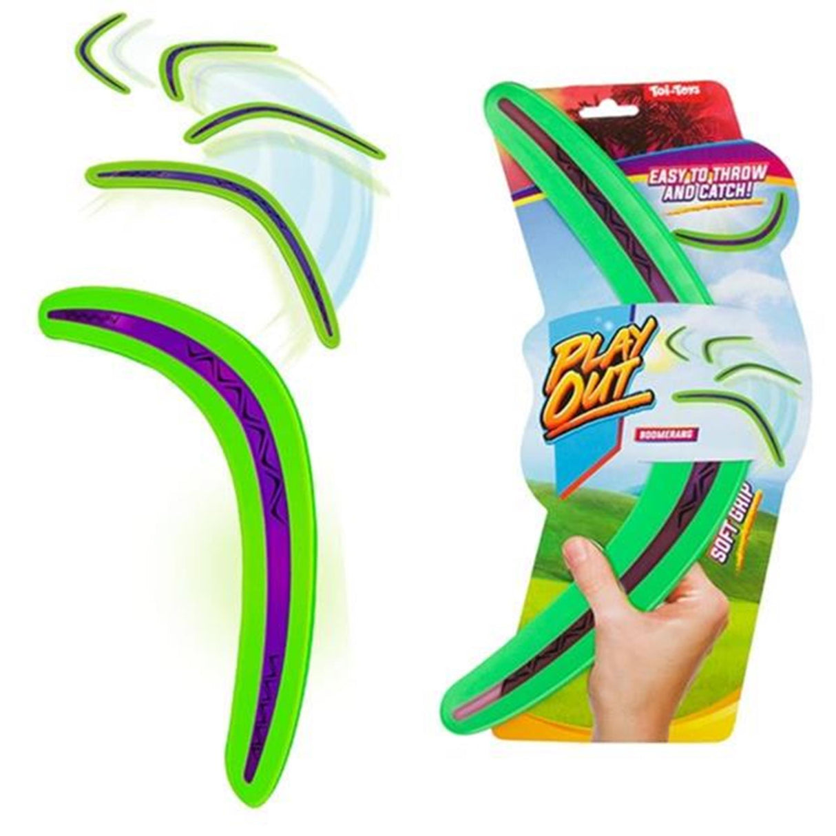 Toi-Spillsaachen Toi Spillsaachen spillen Boomerang Soft Grip