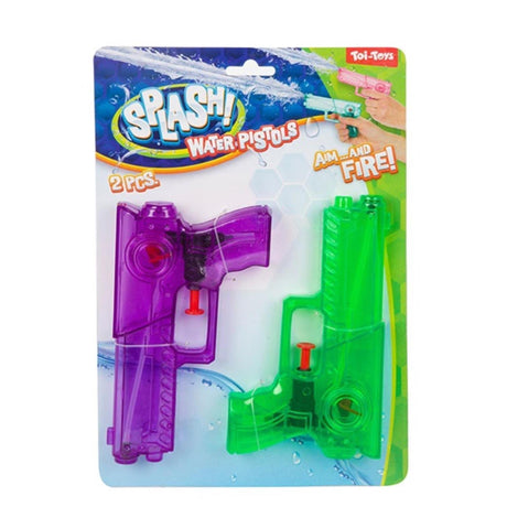 Toi-toys toi toys splash prozorna vodna pištola komplet 2 kosov 2 sortirano