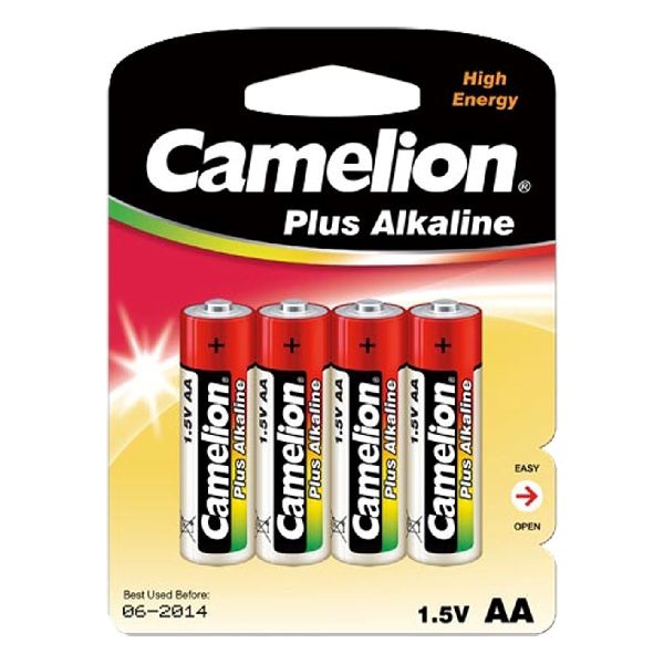 Basis Camelion Penlite AA Batterien 4 Stécker