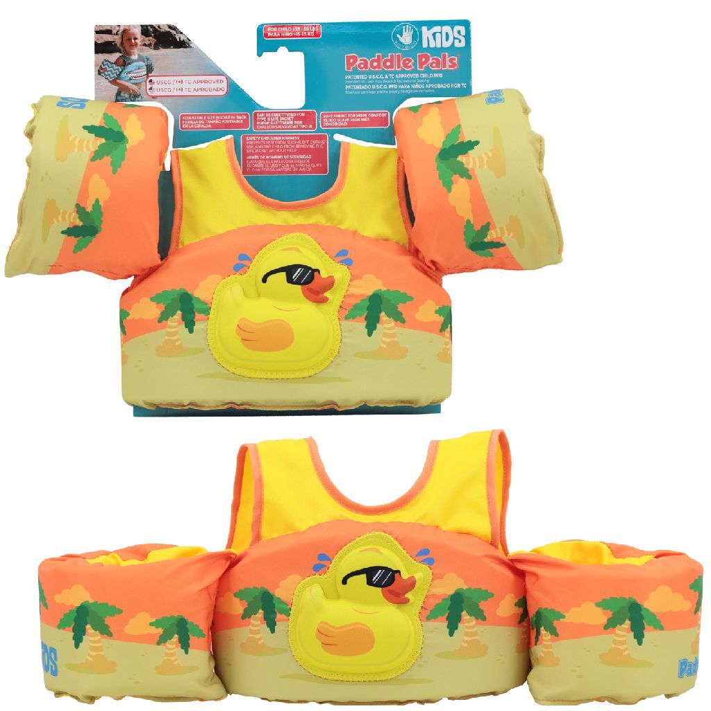 Paddle Pal Swimming Vest Duck, 3-6 years old