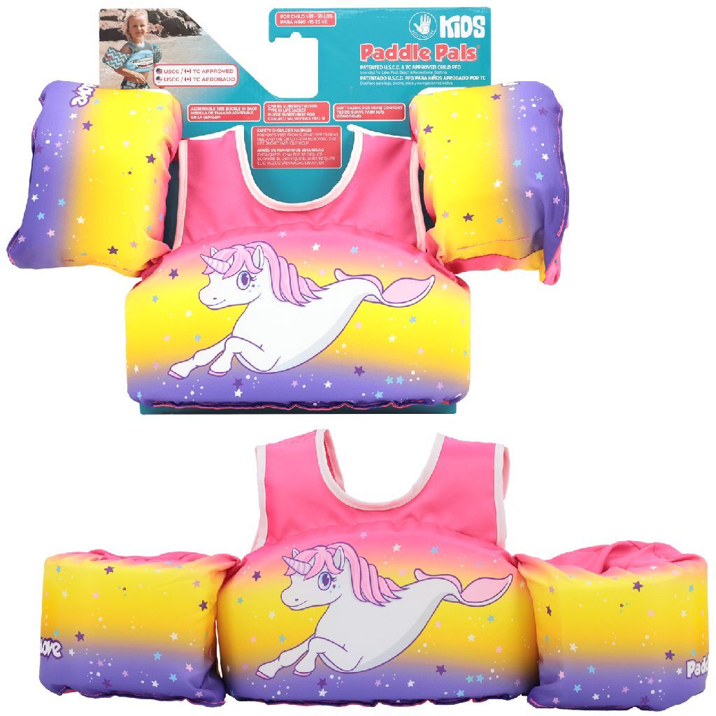 Paddle Pal Swimming Vest Unicorn, 3-6 år gammel