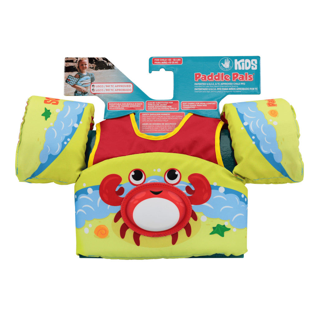 Paddle Pal Swimming Vest Krab, 3-6 years old