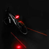 Meilan laser rear light with remote control USB X5