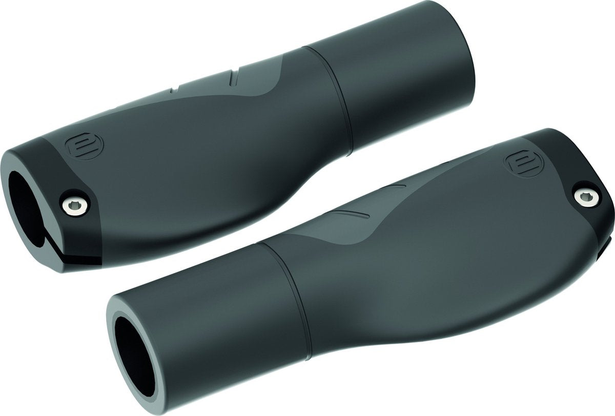 Ergotec grip aero 2 set handles 2x132mm black gray