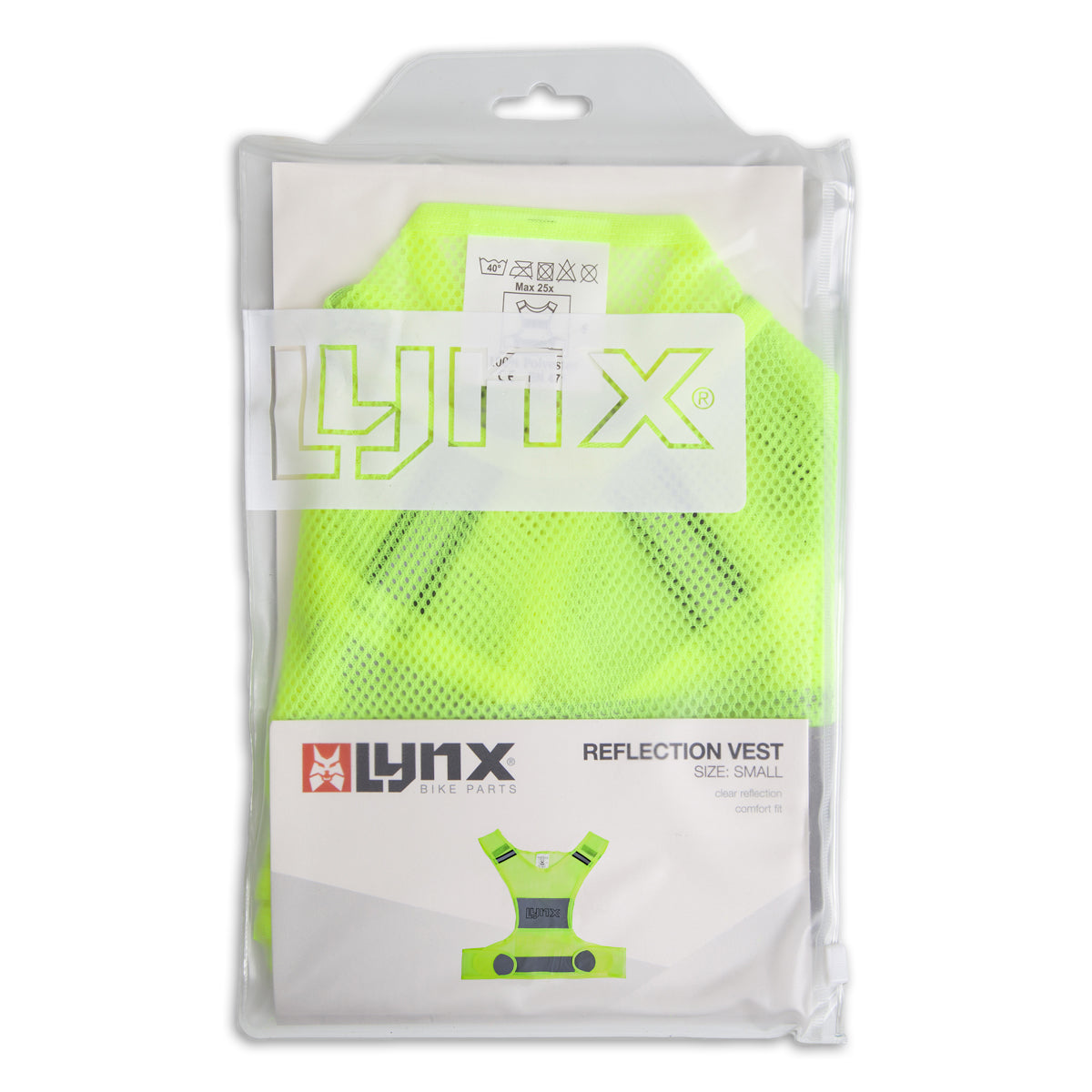 Lynx Reflectie vest unisex geel maat S