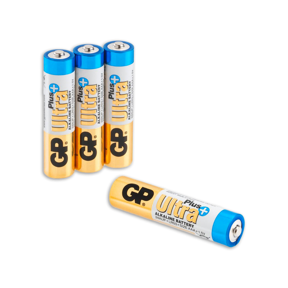 GP Ultra plus Alkalin AAA Batterien 4pk