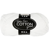Creativ company https: www.cchobby.nl cotton yarn-size-8-4-l-170-m-needle-3-3-5-white-50-gr-1-ball