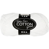 Creativ company https: www.cchobby.nl cotton yarn-size-8-4-l-170-m-needle-3-3-5-white-50-gr-1-ball
