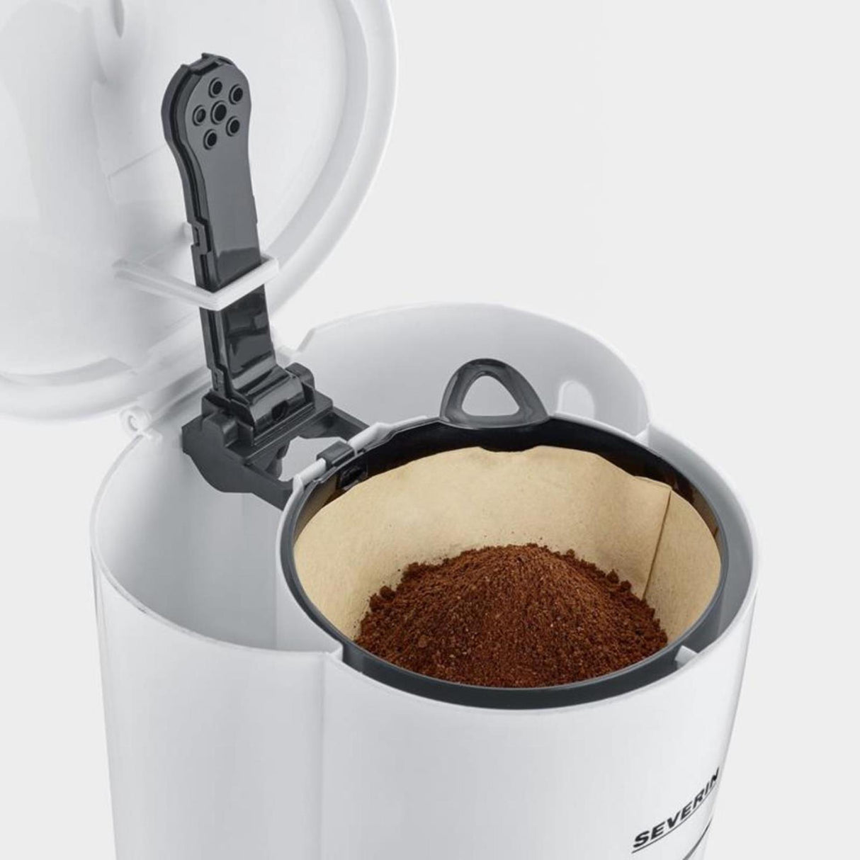 Severin coffee maker 10-cup white