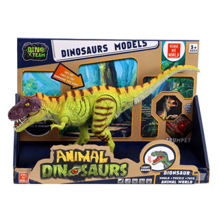 Dino med ljus och ljud 2 assorterad | 2 st