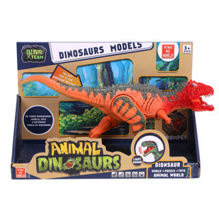 Dino med ljus och ljud 2 assorterad | 2 st