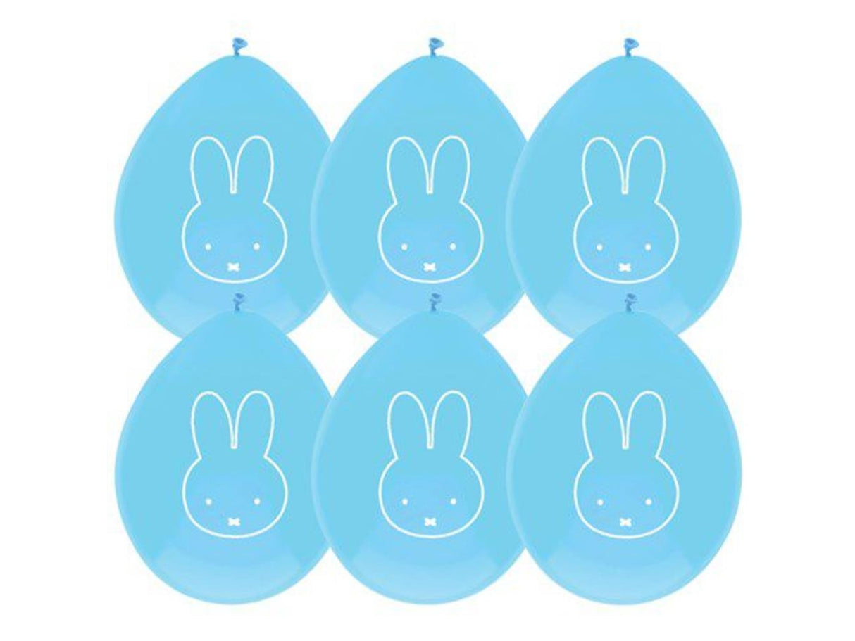 Haza balloons Miffy blue, 6 pcs.