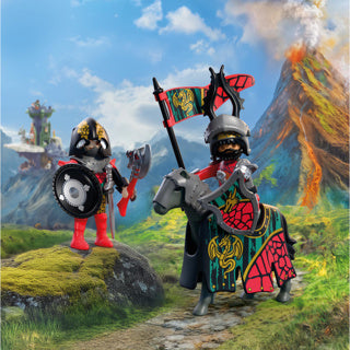 Playmobil 72118 drakenridder leider | 2 stuks