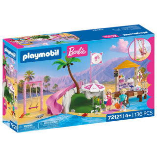 Playmobil – 72121 – speelset – barbie beach café – 136-delig