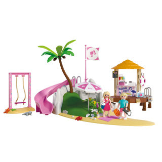Playmobil – 72121 – speelset – barbie beach café – 136-delig
