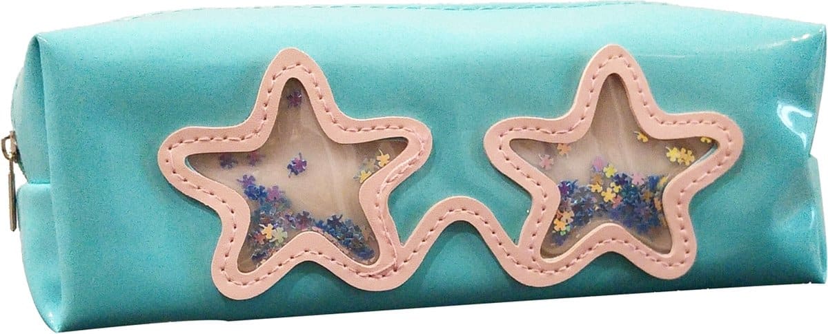 Jim jam pencil case stars pen case 1 compartment with 1 zipper
